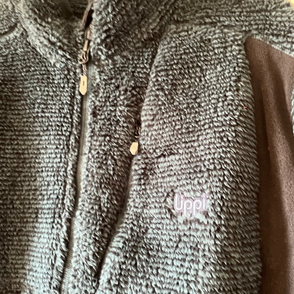 Uppi Men's Performance Fleece Zip Up Dark-Blue Jacket in size L NWOT - Picture 6 of 13